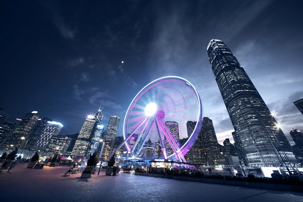 Достопримечательности Гонконга: колесо обозрения