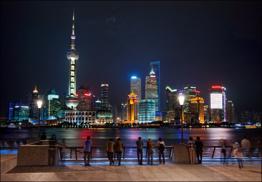 Достопримечательности Шанхая: набережная Вайтань