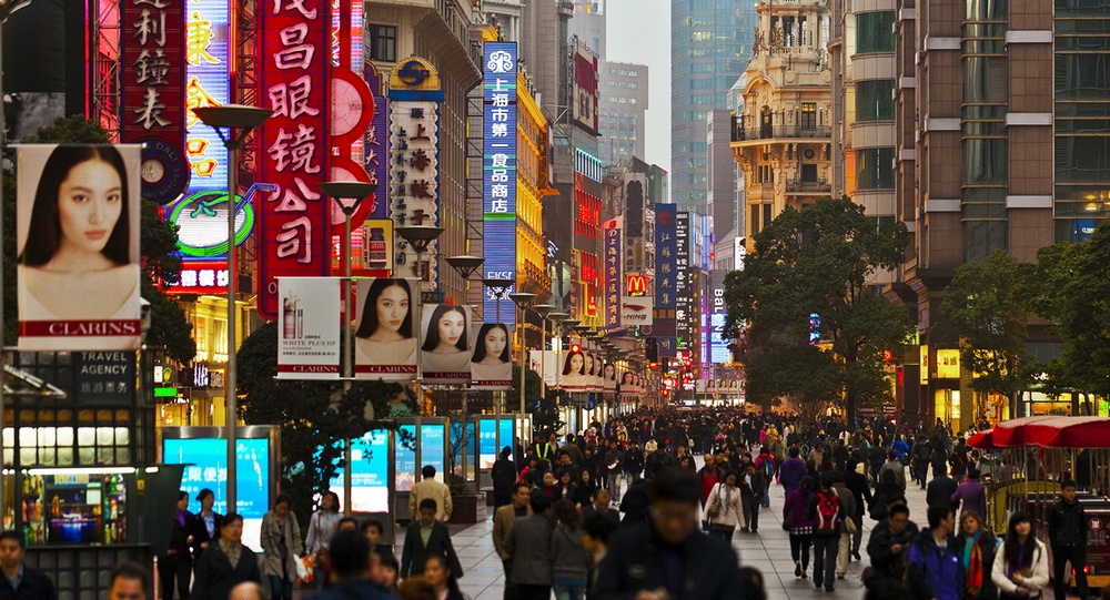 Что посмотреть в Шанхае: пешеходная улица Нанкин