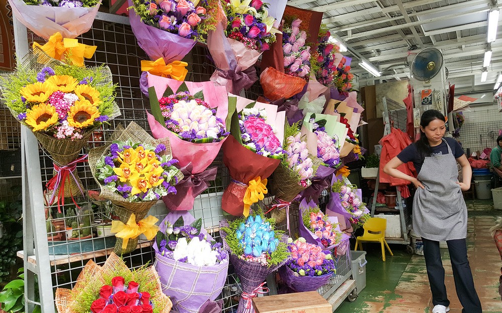 Достопримечательности Гонконга: цветочный рынок