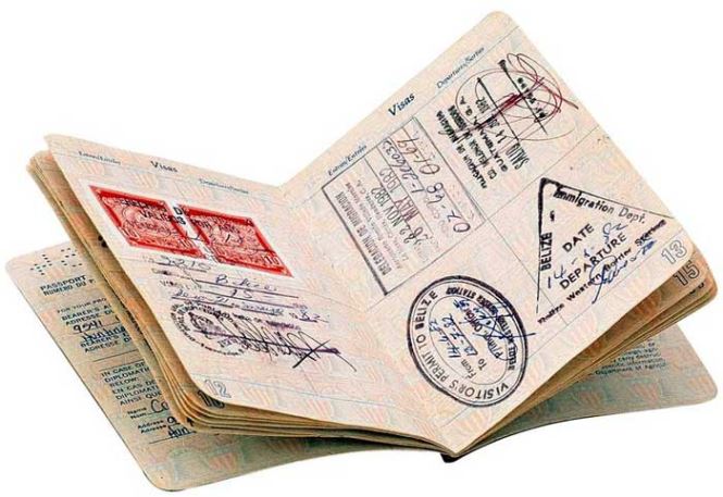 паспорт с визами