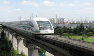 Поезд Маглев в Шанхае — китайский поезд на магнитной подушке