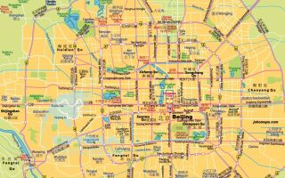 Карта Пекина